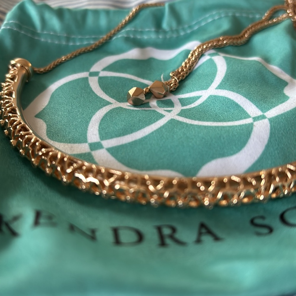 Kendra Scott Lucy choker necklace in Rose Gold - Picture 2 of 3